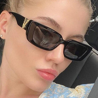 Womens 'Lily' Small Rectangle Sunglasses Astroshadez